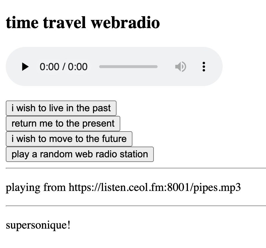 Cover image for timetravel webradio